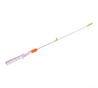 Canne à pêche lumineuse 72,5 cm avec embout phosphorescent nuit | 3 modes d'éclairage alternatifs rouge vert pour une meilleure visibilité nocturne, idéal pour les sessions de faible
