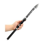 Canne A Peche Mer LéGèRe,Fishing Rod Casting Canne à pêche télescopique ultralégère et Portable, 1.5M, .8M, 2.1M, .4M, .7M, 3.0M, Voyage en mer(Black,1.5M)