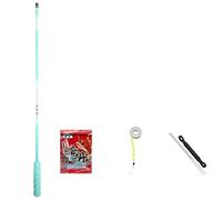 Canne à pêche Miniature compacte pour, durabilité, équipement de pêche de Taille Enfant, adapté à Divers bâtons de pêche Aquatiques pour