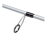 Mitchell Tanager SW Spinning Canne à pêche, Canne à pêche, pêche côtière, conçue et développée en Italie, Spinning en Eau salée, Unisexe, argenté/Noir, 2,4 m | 10-40 g