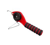 Canne à pêche multi-scènes en ABS - Outil pliable de 30 cm avec support réglable - Ligne de bobine pour glace, eau salée, hiver