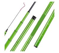 Canne a Peche Perche télescopique Ultra-légère et Portable en Fibre de Carbone Rigide de 2,7/3,6/4,5/5,4 m, capacité de Traction maximale de 5 kg(Set 7,5.4 m)