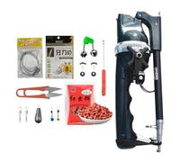 Canne à pêche Pliable, Canne à pêche Pliante, Canne à compacte en Fibre de Verre Pliable, Kit d'équipement de Portable à poignée Ergonomique Robuste, pour Femmes, Hommes, Hommes et Femmes