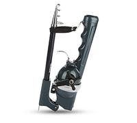 Canne à Pêche Pliable Intégrée Portable avec Moulinet Fermé pour Pêche en Mer, Canne à Pêche Antidérapante avec Accessoires (Hengelhouders)