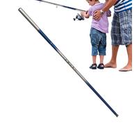 Canne à pêche - Poignée ergonomique, kit d'équipement portable, design économise de l'espace pour voyage bassin d'eau salée truite rivière poisson-chat lac