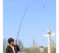 Canne à pêche portable 2 7 m en fibre de carbone, idéale pour les pêcheurs en rivières et océans (3.0)