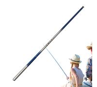 Canne à pêche portable - Barre pliante légère pour eau fraîche et salée, équipement de voyage pour adultes, sac à dos sur l'épaule pour chat persan Lake River