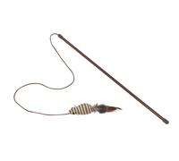 Canne à pêche pour chat à hochet boule à plumes Nobby Pet Marron 76 cm