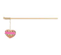 Trixie Jouet pour chat Rose Cœur – polyester et bois