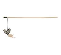 Canne à pêche pour chat cœur Trixie Beige 50 cm