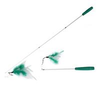 Canne à pêche pour chat Ebi Telescope Vert 2,15x2,15x37 cm