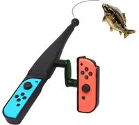 Canne À Pêche Pour Nintendo Switch Joy Con,Compatible Avec Nintendo Switch Legendary Fishing,Fishing Star World Tour Et Autres Switch Jeu De Pêch