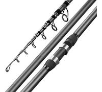 Canne à pêche professionnelle Mer carbone canne à pêche canne à pêche télescopique vitesse Canne à pêche Canne à pêche Tackle mer Rod Portable Rotating Canne à pêche unique ( Color : Black )