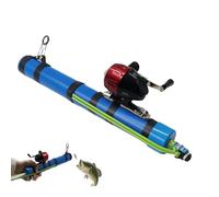 Canne à pêche rétractable - Canne à pêche multi-action pour bateau, kayak rivage | Composite graphite avec corps extensible, prise en main confortable, équipement d'extérieur polyvalent pour les