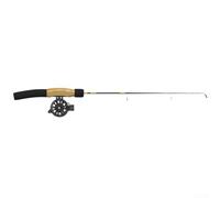 Canne à pêche sur glace, canne à pêche en fibre de carbone, 55 cm, action ml, antigel, compacte et légère pour la pêche sur glace d'hiver (B)