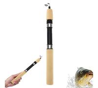 Canne à pêche sur glace et moulinet - Canne à pêche télescopique - Canne de poche de voyage, équipement de pêche sur glace d'hiver, combos de pêche sur glace pour truite, doré jaune, perche, panfish