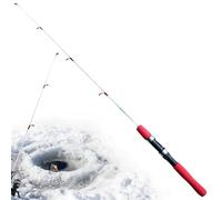 Canne à pêche sur glace - Expérimentez le frisson, équipement de pêche sur glace, bâton de pêche sur glace ultra-court avec poignée antidérapante en EVA - Canne à pêche à brancher | Poignée