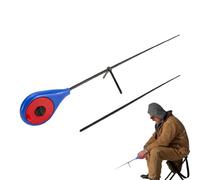 Canne à Pêche sur Glace | Support Détachable | Canne à Pêche Ultra-légère de 30 cm avec Ligne et Leurre,pour Amis Hommes Femmes Débutants Starter Voyage Hiver Vacances Anniversaires