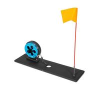 Canne à pêche sur glace Tip-up, pointe de pêche automatique avec marquage de drapeau, portable pour l'hiver et l'extérieur, pour hommes et femmes