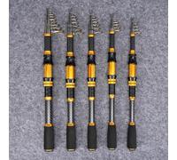 Canne à pêche télescopique à longueur réglable pour la pêche en mer, fabriquée en métal avec renfort sécurisé et dissipation de la chaleur pour protéger les lignes de pêche pendant le lancer (2,7 m)