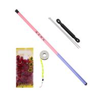 Canne À Pêche Télescopique,Canne Voyage Compacte Pour Crevettes - Bâton De Voyage Antidérapant Pour Débutant Camping Kayak Surf Bord De Mer Randonnée Lac Rivière Navigation