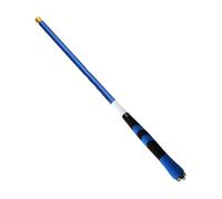 Canne à pêche télescopique compacte et légère, idéale pour la pêche des enfants, pratique pour le rangement (2,1 m, bleu)