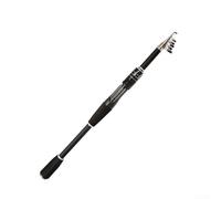 Canne à pêche télescopique de 1,8 m à 2,4 m, en fibre de carbone, 53 cm, compacte pour les pêcheurs sportifs de plein air (poignée droite 2,1 m)