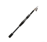 Canne à pêche télescopique de 1,8 m à 2,4 m, en fibre de carbone, 53 cm, compacte pour les pêcheurs sportifs de plein air (poignée droite 2,4 m)