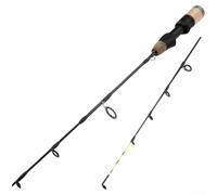 Canne à pêche télescopique en carbone 60 cm avec embouts souples et durs pour la pêche en mer d'hiver - Design portable