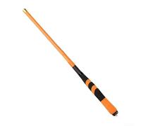 Canne à pêche télescopique en fibre de carbone pliable jusqu'à 46 cm pour un transport facile, 4 options de longueur pour une utilisation (2,1 m, orange)