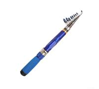 Canne à pêche télescopique en fibre de verre avec longueur réglable, portée 1 02 2 4 m, parfaite pour les sorties de pêche (2,1)