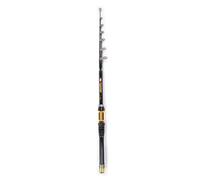 Canne à Pêche Télescopique Mini Canne à Pêche en Carbone pour Pêche en Mer Canne à Pêche Télescopique avec Anneau en Fil de Céramique pour la Pêche en Plein Air(2.4m)