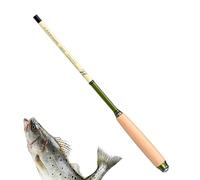 Canne à pêche télescopique miniature extensible avec poignée antidérapante pour les pêcheurs et les amateurs - Compact et facile à utiliser - 1 pièce