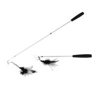 Canne À Pêche Télescopique Noir/Blanc De Europet Bernina 35-95 Cm