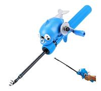Canne à pêche télescopique portable pour enfants avec moulinet, canne à pêche et moulinet | pour le long des rivières, des lacs, des ruisseaux, des réservoirs, jeunes, garçons, filles, débutants