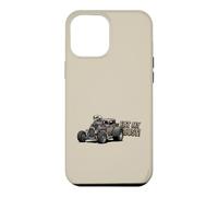Canne à pêche Vintage en Forme de Rat avec Inscription « Eat My Dust » Coque pour iPhone 12 Pro Max