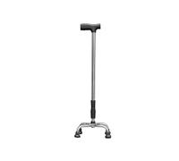Canne à quatre coins en acier inoxydable, pieds for personnes âgées, déambulateur réglable, cadre de for
