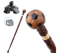 Canne Ancienne en Bois Massif, Poignée Ergonomique Antidérapante Résistante à L'usure et Portable Destinée aux Personnes Âgées Accessoire Élégant pour Gentilshommes