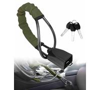 Canne Antivol Voiture, pour Nissan Versa Note Almera Micra Micra, Antivol Voiture, Bloque Volant Ceinture, Robuste et Visible, Anti vol Auto Universele, 3 Clés,E