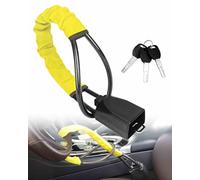 Canne Antivol Voiture, pour Nissan Versa Note Almera Micra Micra, Antivol Voiture, Bloque Volant Ceinture, Robuste et Visible, Anti vol Auto Universele, 3 Clés,C