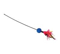 Canne avec plumeau et bruitage Kerbl (x1) Marron 51 cm