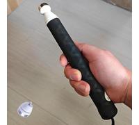 Canne Aveugle télescopique Ultra Courte - Canne d'escalade Pliante en Alliage de Titane Qui, pour Les aveugles ou Les malvoyants, Pointe de béquille en Option(B,125cm(49in))