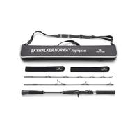 Canne casting Hearty Rise Skywalker Norway Jigging 60-180g Noir 1,87 m