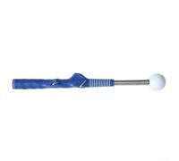 Canne d'alignement rétractable avec son, poignée en acier inoxydable pour améliorer les compétences, outil d'entraînement portable pour débutants et (bleu)
