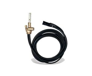 Canne d'aspiration bi-tube fioul WATTS INDUSTRIES L0108204 2,2m vanne laiton fermeture rapide clapet anti-retour raccords 3/8'' F noir/laiton