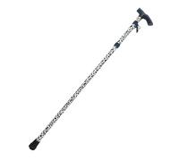 Canne de marche 1 pièce, canne pliable, canne de marche en aluminium, canne de marche à hauteur réglable, aide à la marche, aide à la marche, déambulateur, béquilles, canne à poignée,(imprimé léopard)