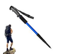 Canne de Marche avec poignées en - Bâton de randonnée avec poignée Droite en 4 Parties, légères et pour Plus de stabilité et de Confort