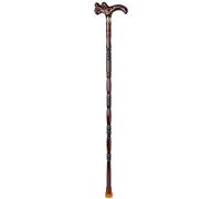 Canne de marche décorative en forme tête dragon(90Cm(Use Height 166 175Cm))