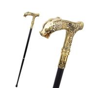 Canne de Marche Dragon D'Or, Canne de Luxe pour Hommes et Femmes, Sceptre Antidérapant Amovible, Accessoire de Cosplay et de Fête Style Vintage 93 Cm