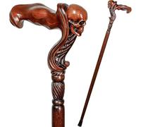 Canne de marche en bois, pour hommes, canne en bois sculptée de forme animale élégante, confortable pour les personnes âgées, accessoire abordable - Cadeau abordable, pour hommes et femmes, bâtons de
